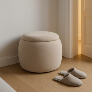 Puf Baúl Beige