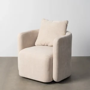 Sillón Giratorio Beige