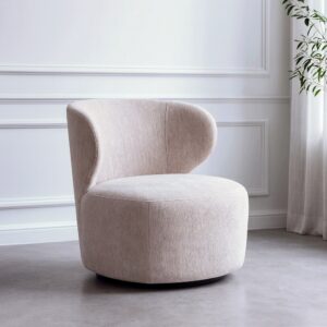 Sillón Giratorio Beige