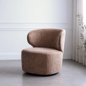Sillón Giratorio Taupe
