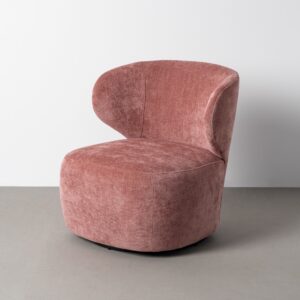 Sillón Giratorio Rosa