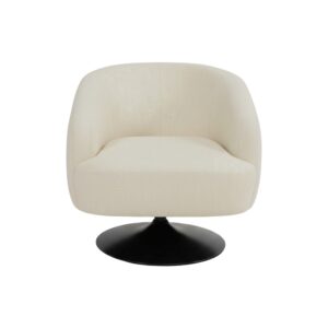 Sillón Giratorio Crema